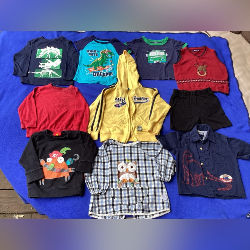 10 PS 24 months boy clothing-shirt/shorts/sweater/vest/hoodie jacket